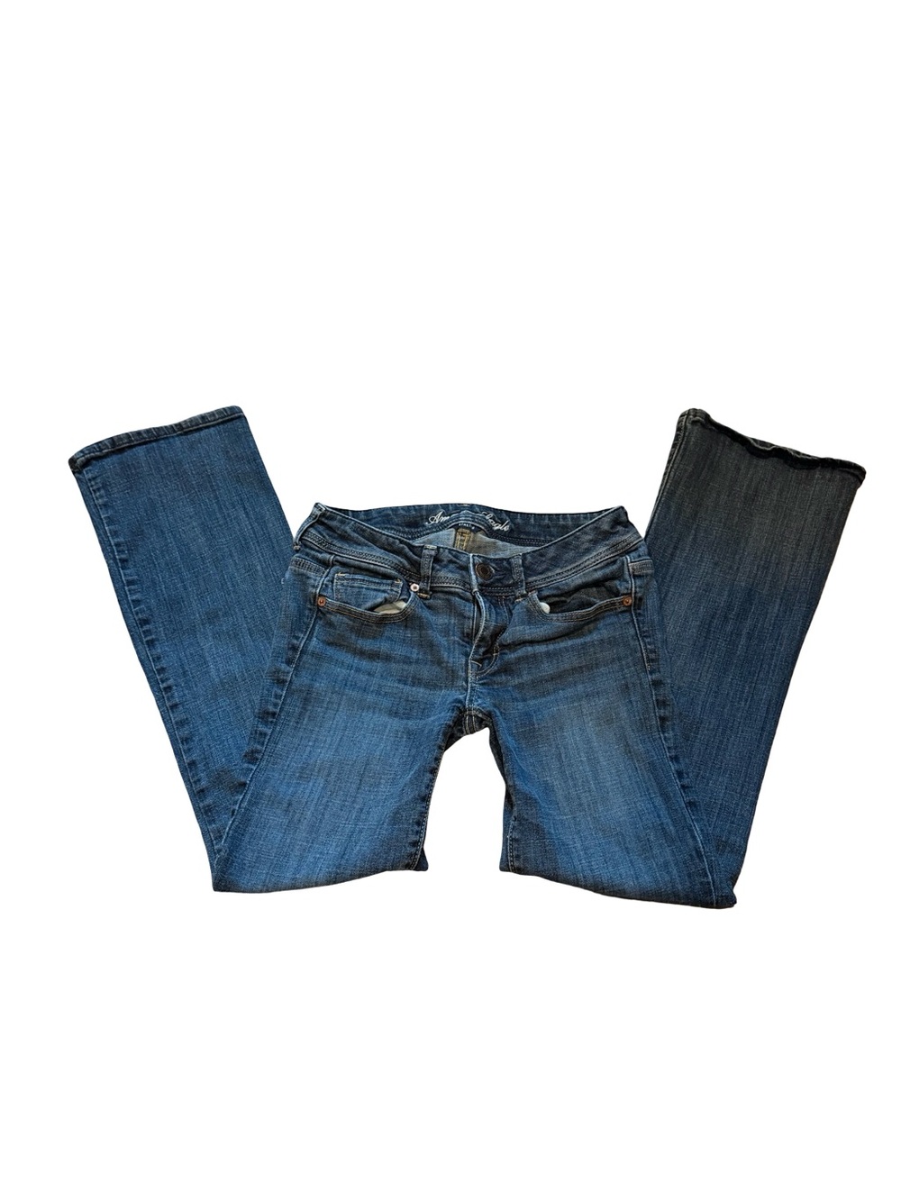 Y2K American Eagle Outfitters Medium Blue Bootcut Jeans